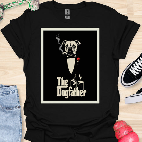 The Dogfather - V5 - Having a Cigar T-Shirt